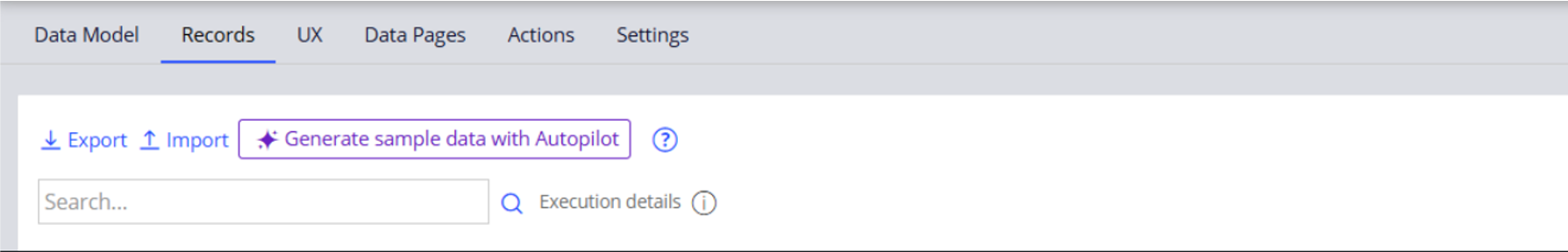 Data creation with Pega Autopilot